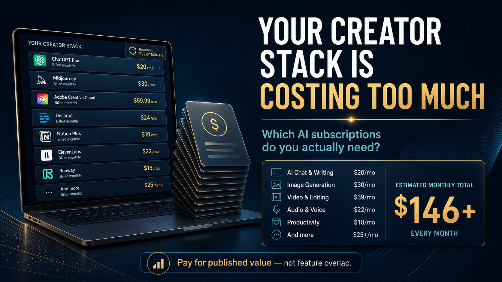Your Creator Stack Is Costing Too Much